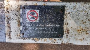You can't moor here
