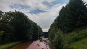 Going under Poole Aqueduct