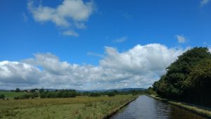 Blue skies - leaving the hills behind