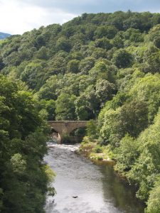 River Dee from above